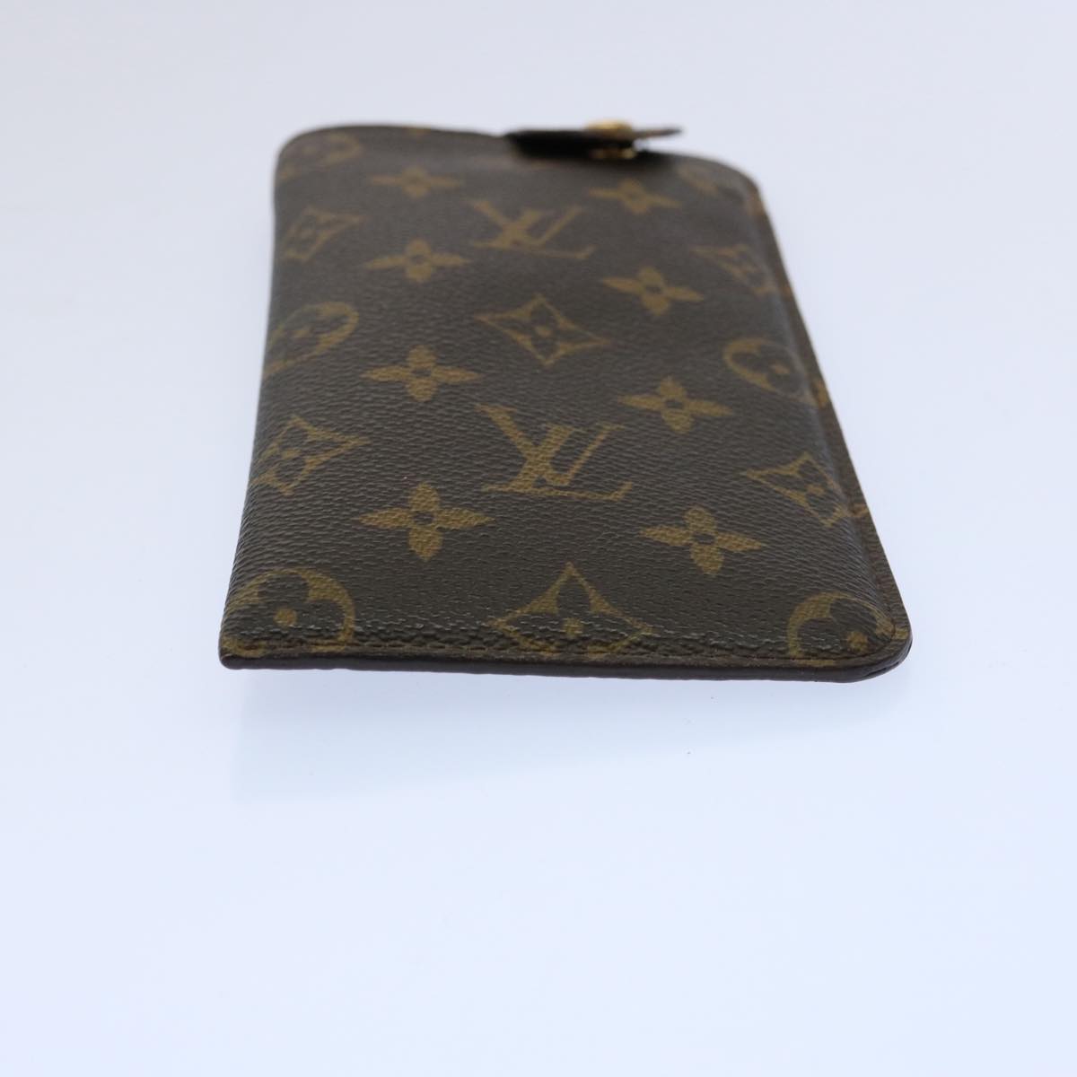 LOUIS VUITTON Monogram Etui Lunette MM Glasses Case M66544 LV Auth 61748