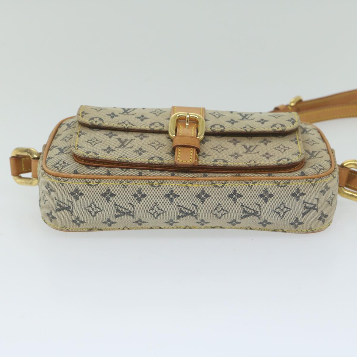 LOUIS VUITTON Monogram Mini Juliet MM Shoulder Bag Blue M92004 LV Auth 61753