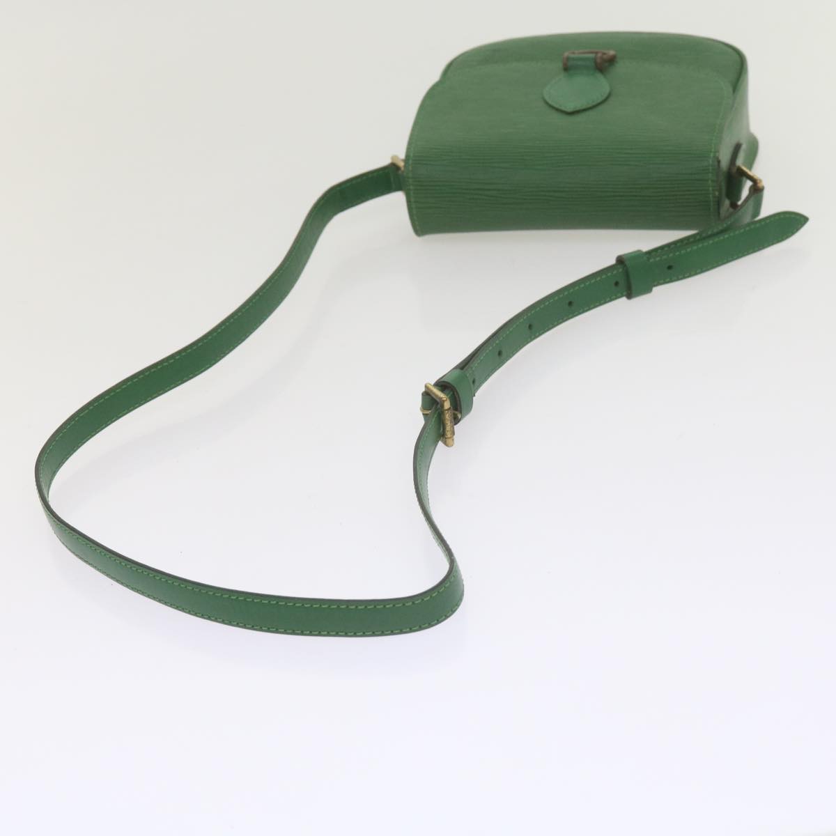 LOUIS VUITTON Epi Saint Cloud PM Shoulder Bag Green M52214 LV Auth 61764