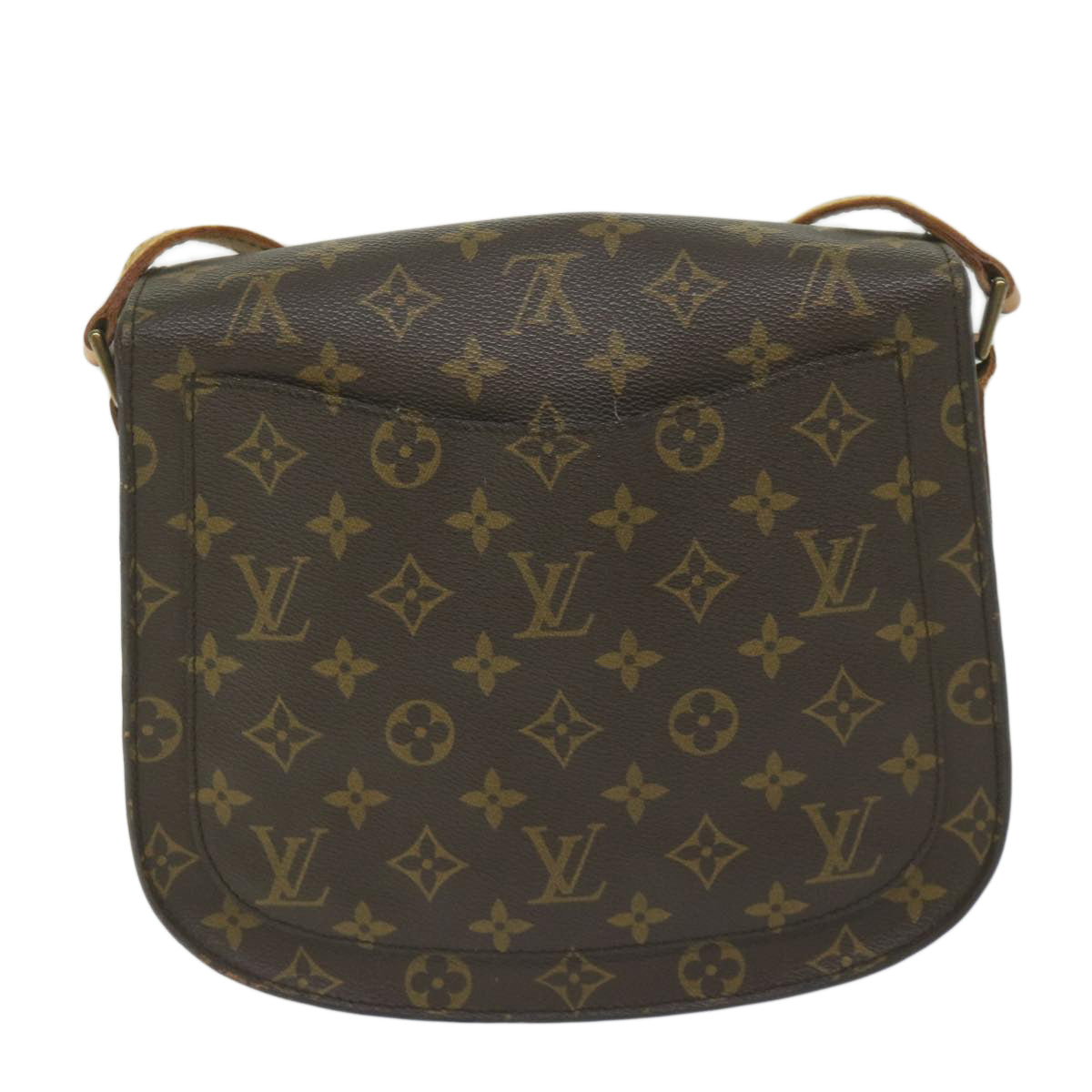 LOUIS VUITTON Monogram Saint Cloud GM Shoulder Bag M51242 LV Auth 61765