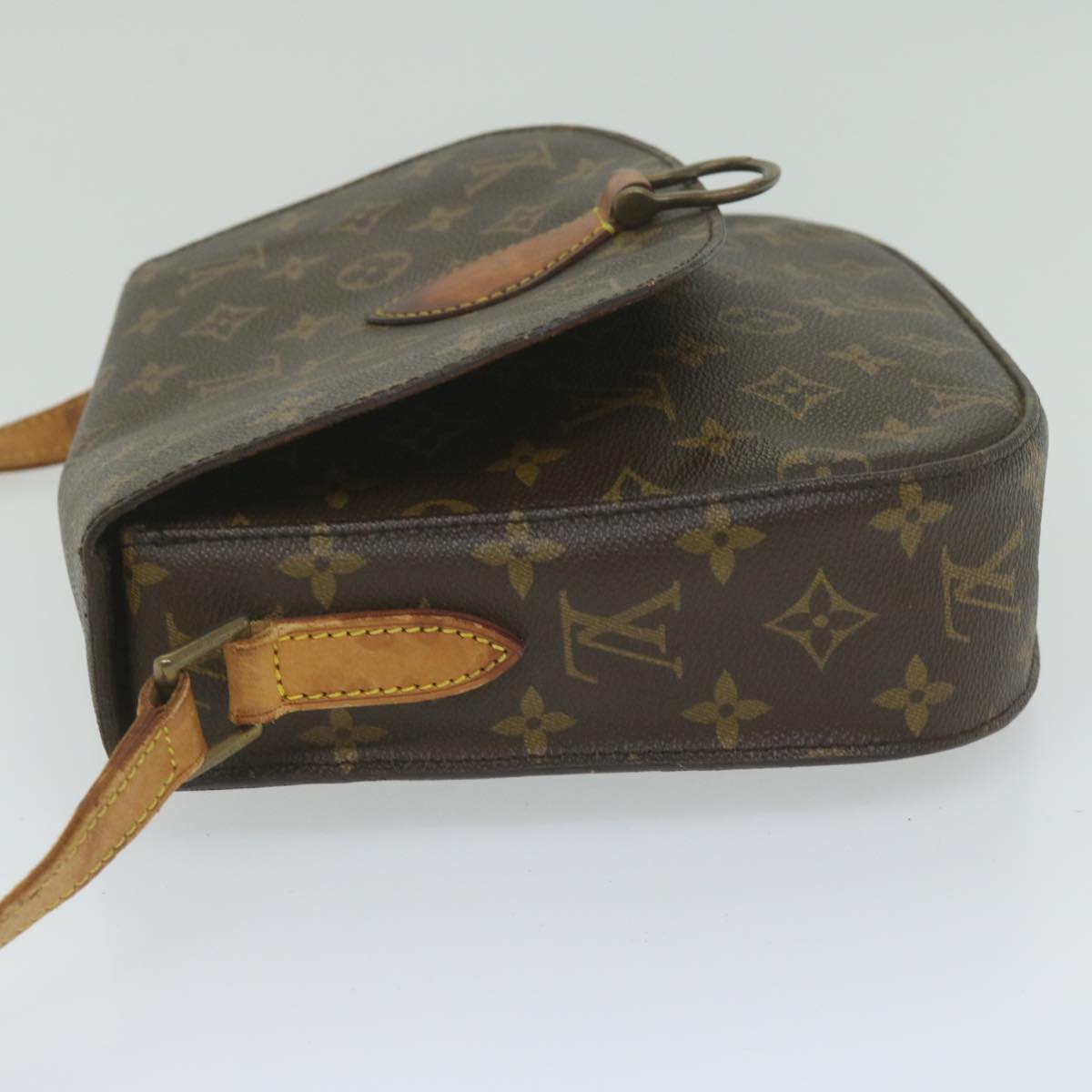 LOUIS VUITTON Monogram Saint Cloud GM Shoulder Bag M51242 LV Auth 61765