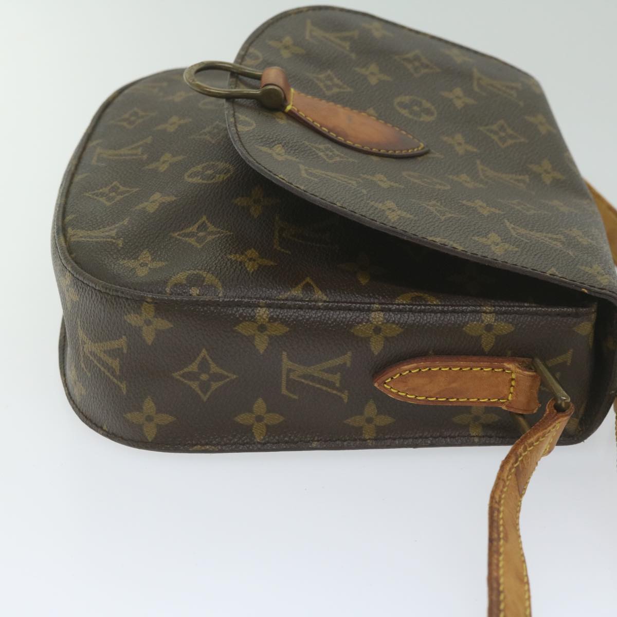 LOUIS VUITTON Monogram Saint Cloud GM Shoulder Bag M51242 LV Auth 61765