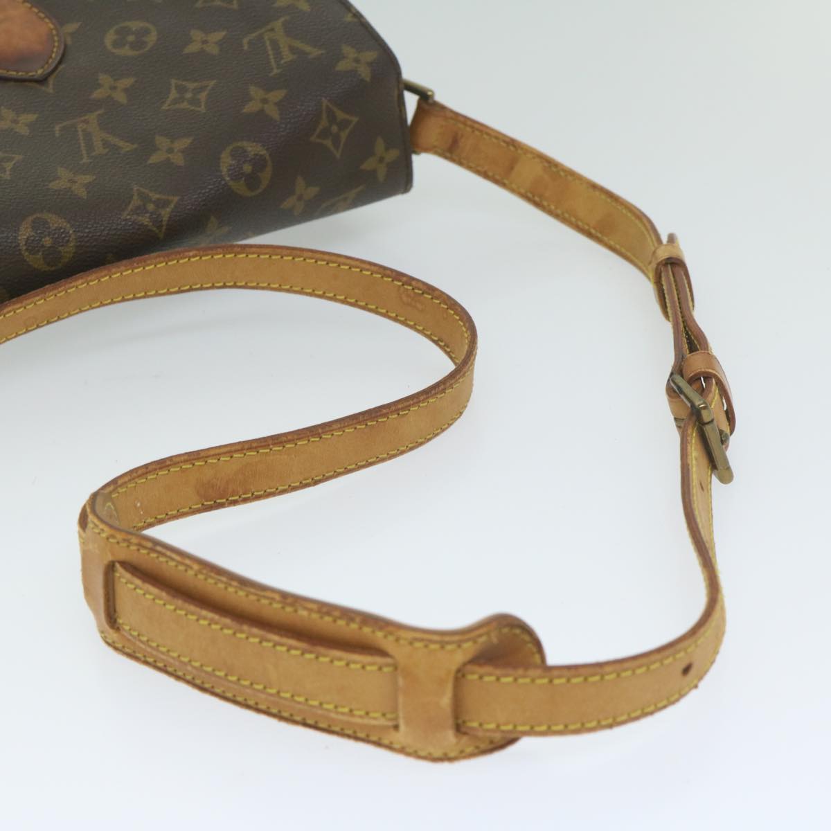 LOUIS VUITTON Monogram Saint Cloud GM Shoulder Bag M51242 LV Auth 61765