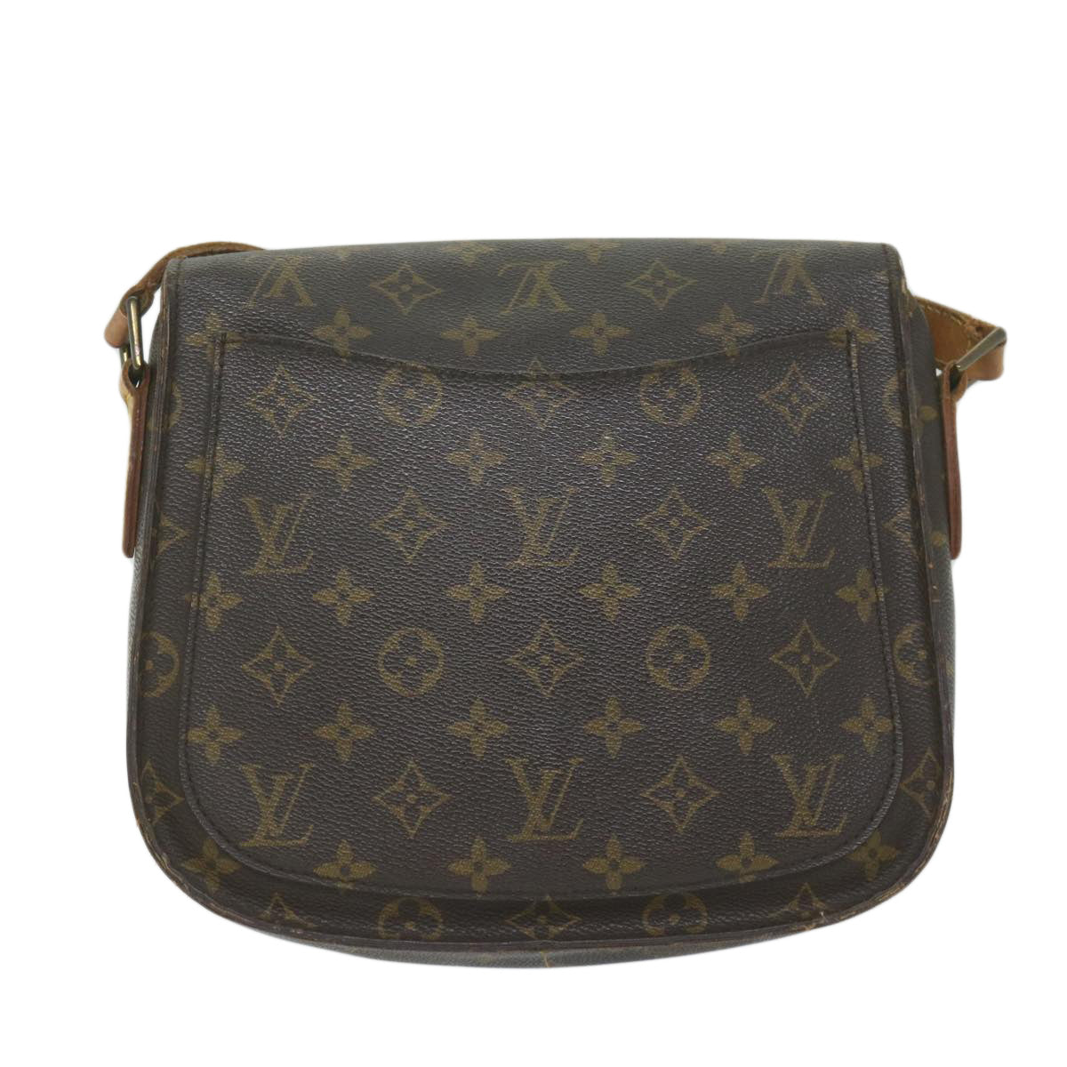 LOUIS VUITTON Monogram Saint Cloud GM Shoulder Bag M51242 LV Auth 61767