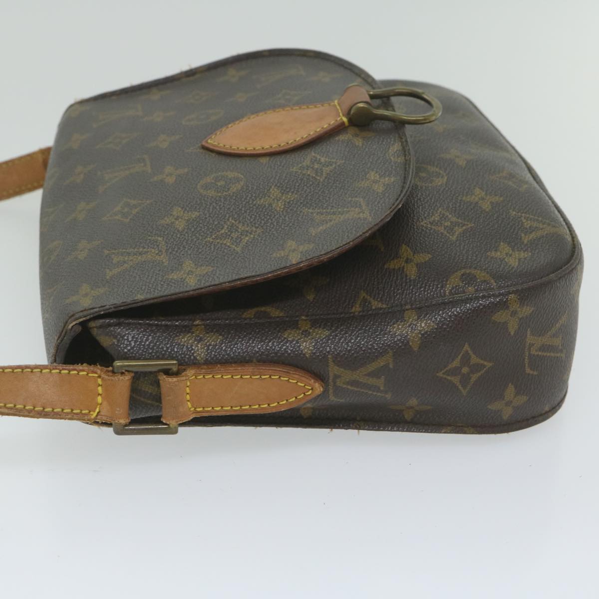 LOUIS VUITTON Monogram Saint Cloud GM Shoulder Bag M51242 LV Auth 61767