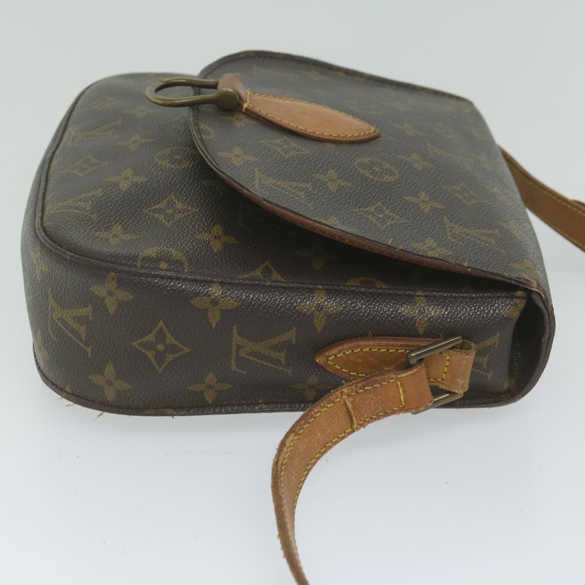 LOUIS VUITTON Monogram Saint Cloud GM Shoulder Bag M51242 LV Auth 61767