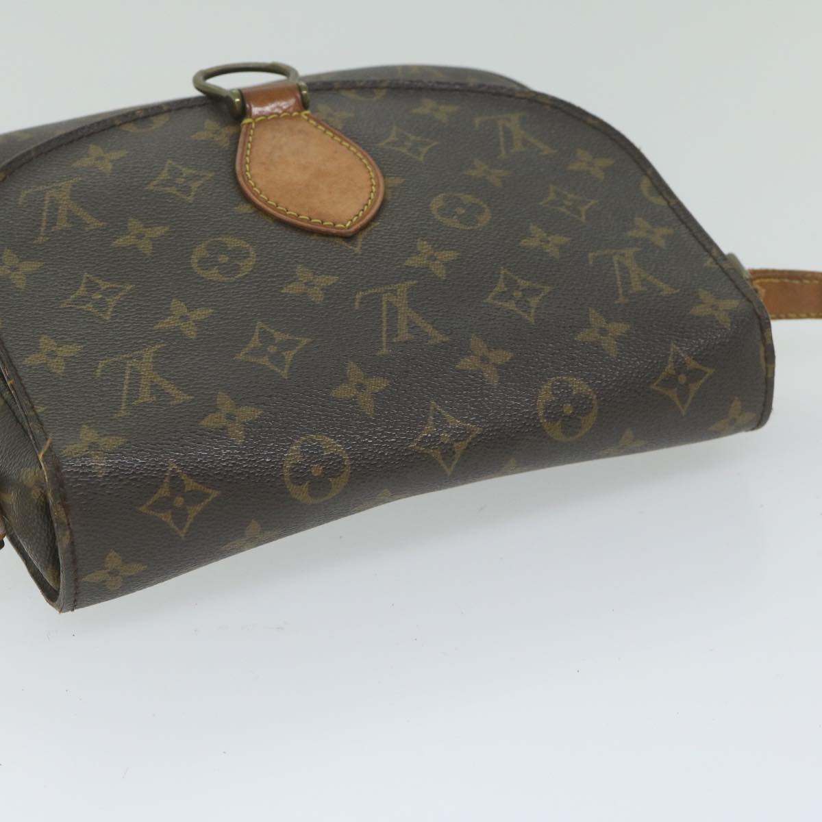 LOUIS VUITTON Monogram Saint Cloud GM Shoulder Bag M51242 LV Auth 61767