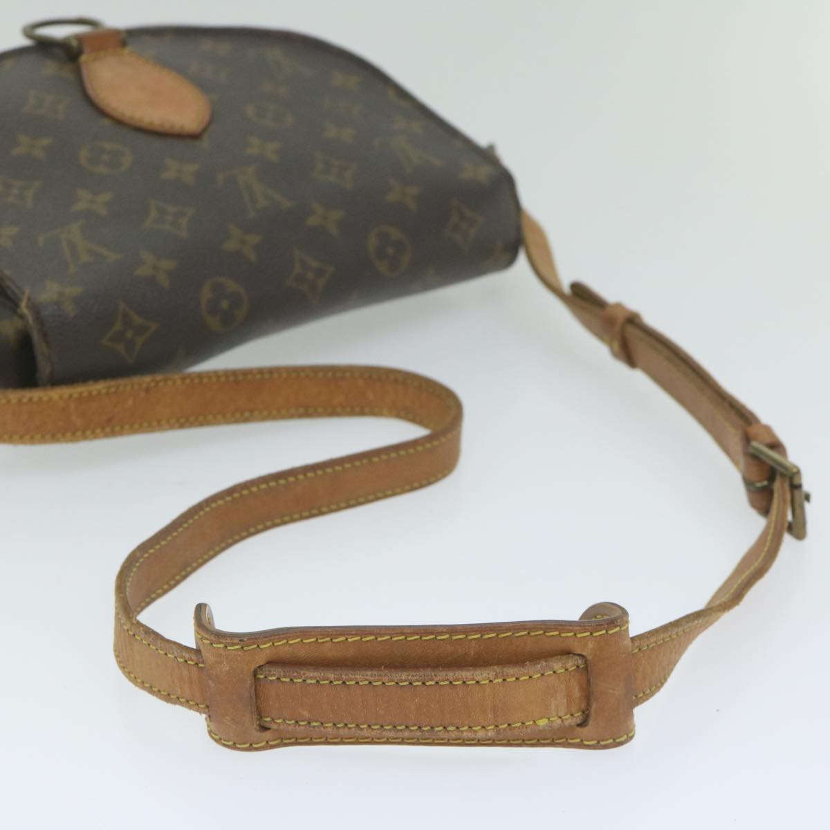 LOUIS VUITTON Monogram Saint Cloud GM Shoulder Bag M51242 LV Auth 61767