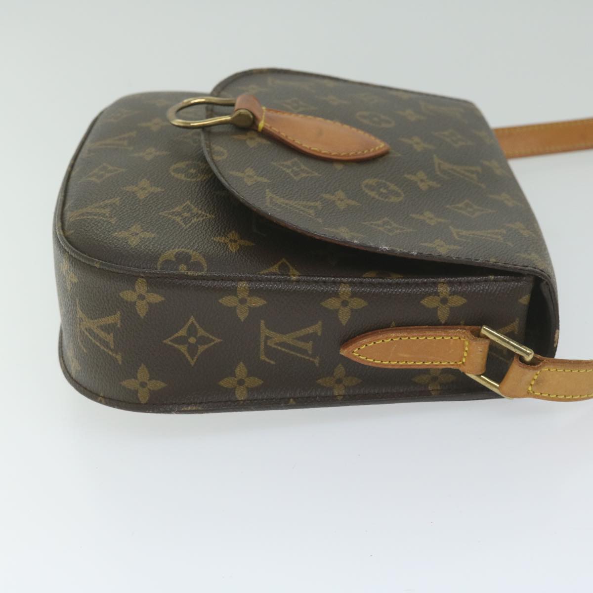 LOUIS VUITTON Monogram Saint Cloud GM Shoulder Bag M51242 LV Auth 61770