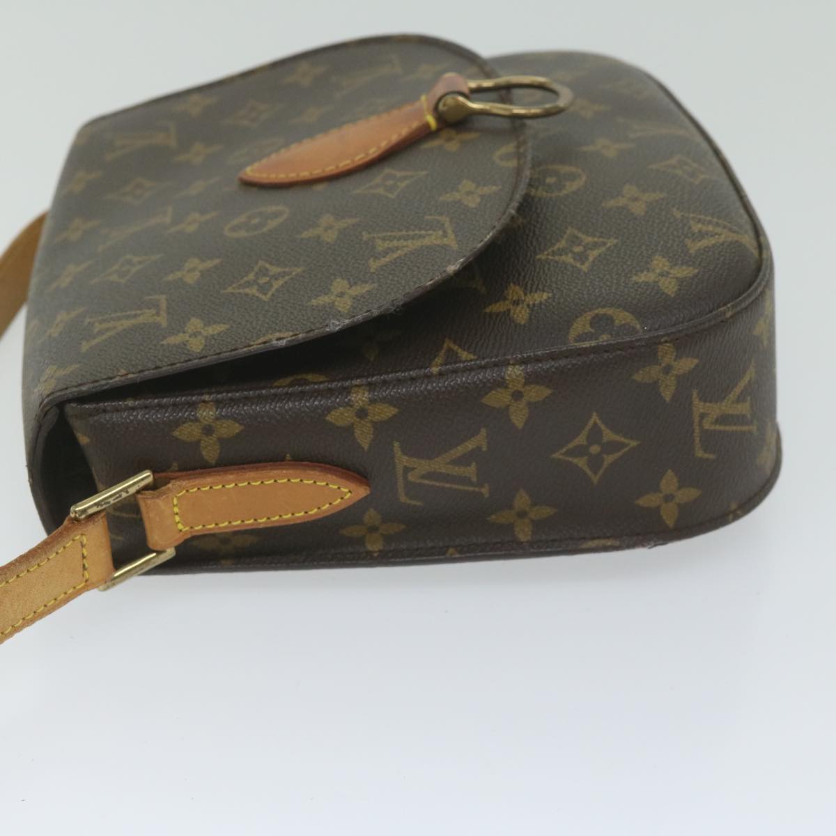 LOUIS VUITTON Monogram Saint Cloud GM Shoulder Bag M51242 LV Auth 61770