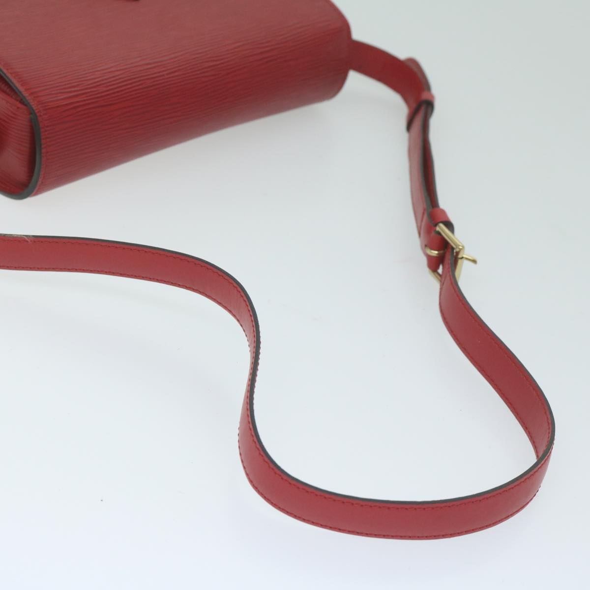 LOUIS VUITTON Epi Saint Cloud GM Shoulder Bag Red M52197 LV Auth 61772