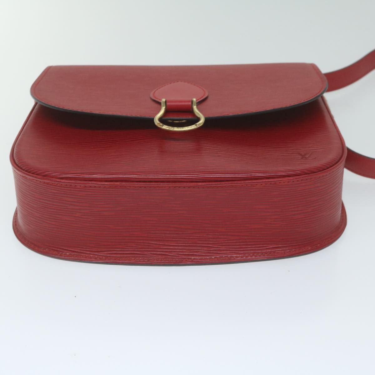 LOUIS VUITTON Epi Saint Cloud GM Shoulder Bag Red M52197 LV Auth 61772