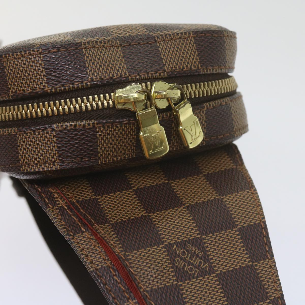 LOUIS VUITTON Damier Ebene Geronimos Shoulder Bag N51994 LV Auth 61778A