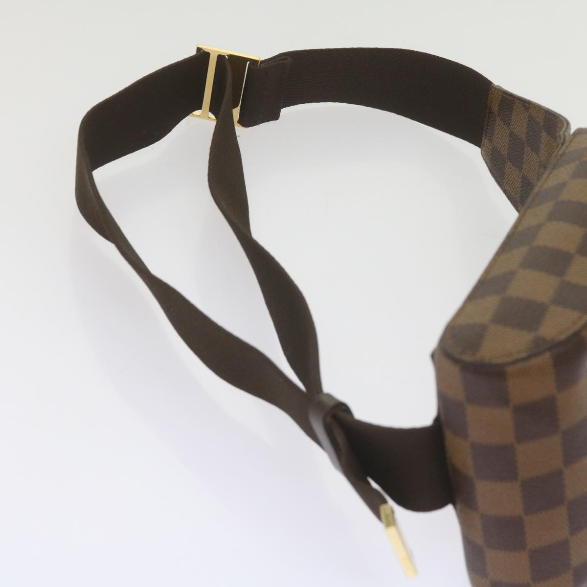 LOUIS VUITTON Damier Ebene Geronimos Shoulder Bag N51994 LV Auth 61778A