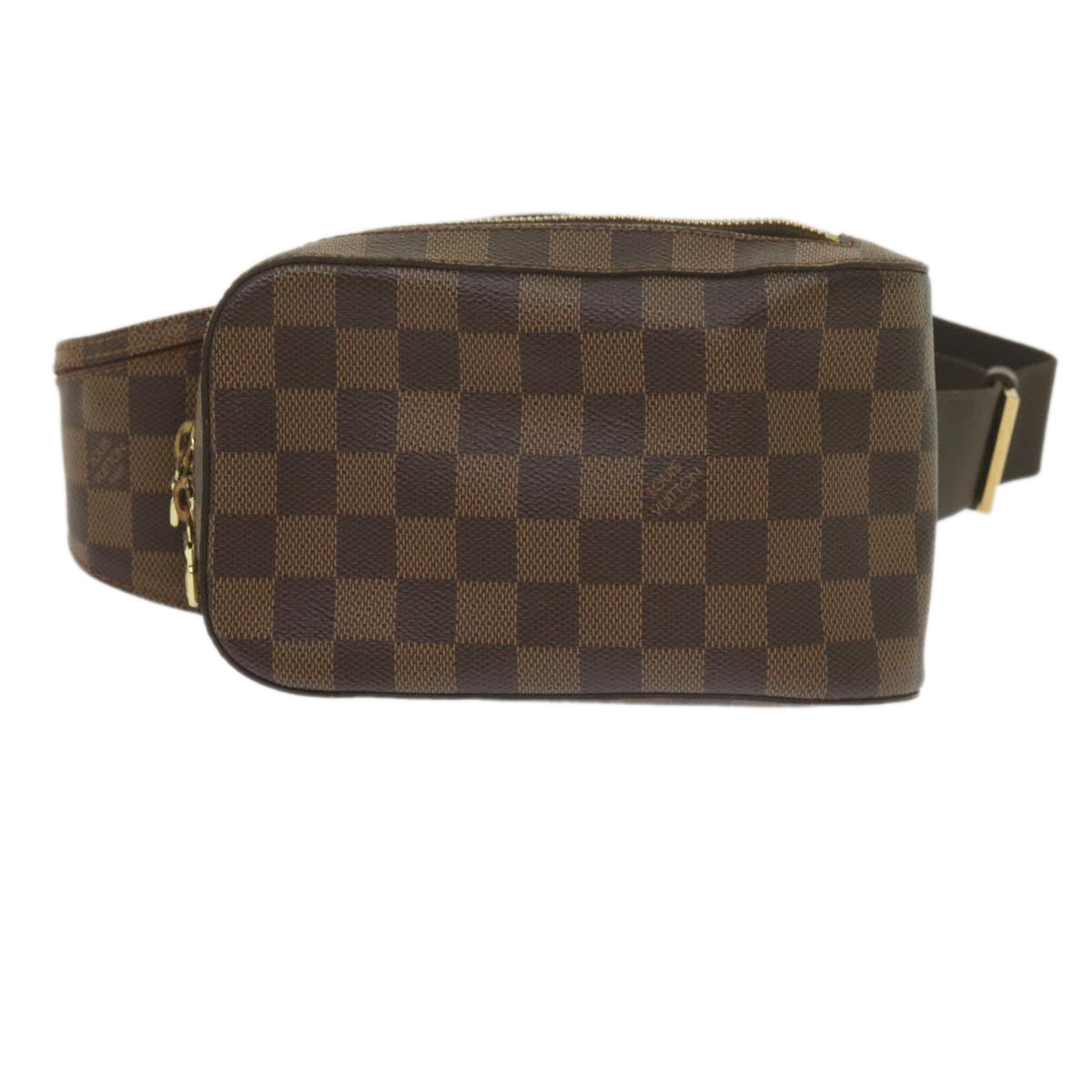 LOUIS VUITTON Damier Ebene Geronimos Shoulder Bag N51994 LV Auth 61779