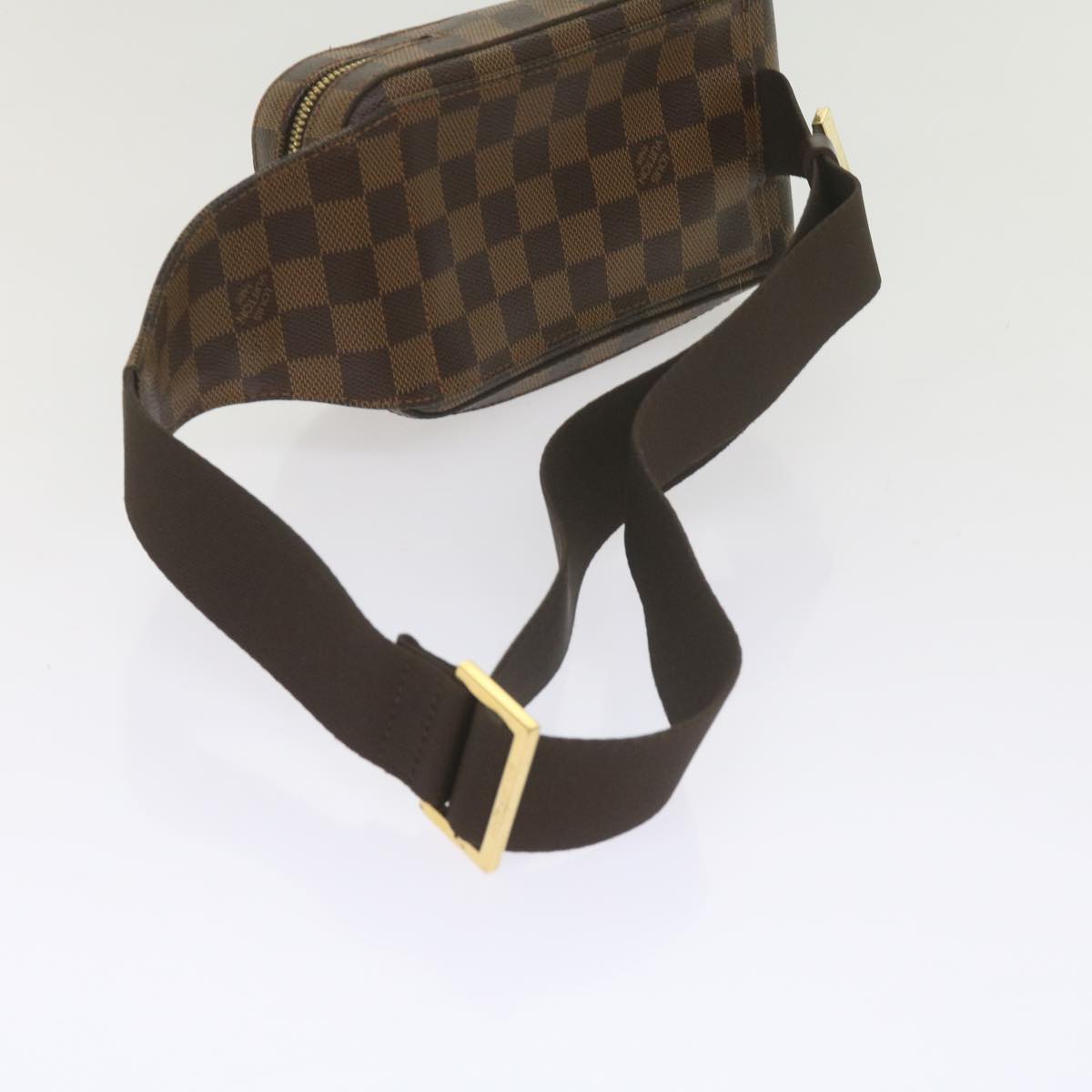 LOUIS VUITTON Damier Ebene Geronimos Shoulder Bag N51994 LV Auth 61779