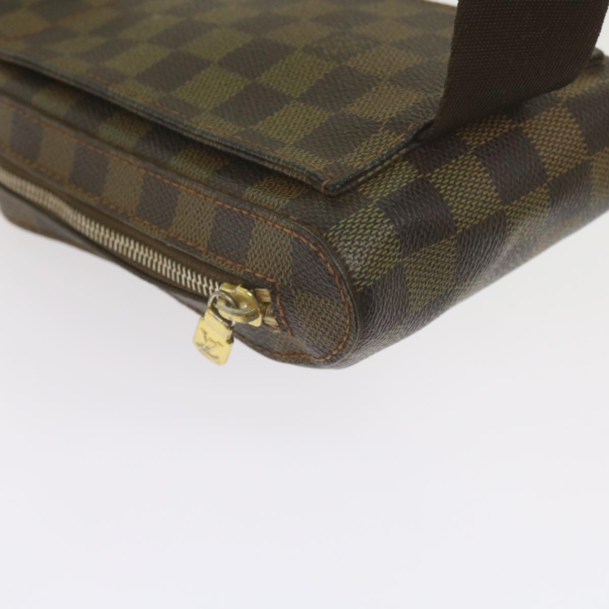 LOUIS VUITTON Damier Ebene Geronimos Shoulder Bag N51994 LV Auth 61781