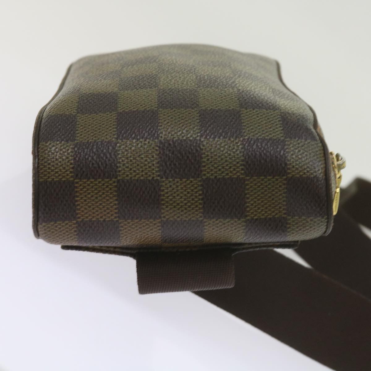 LOUIS VUITTON Damier Ebene Geronimos Shoulder Bag N51994 LV Auth 61781