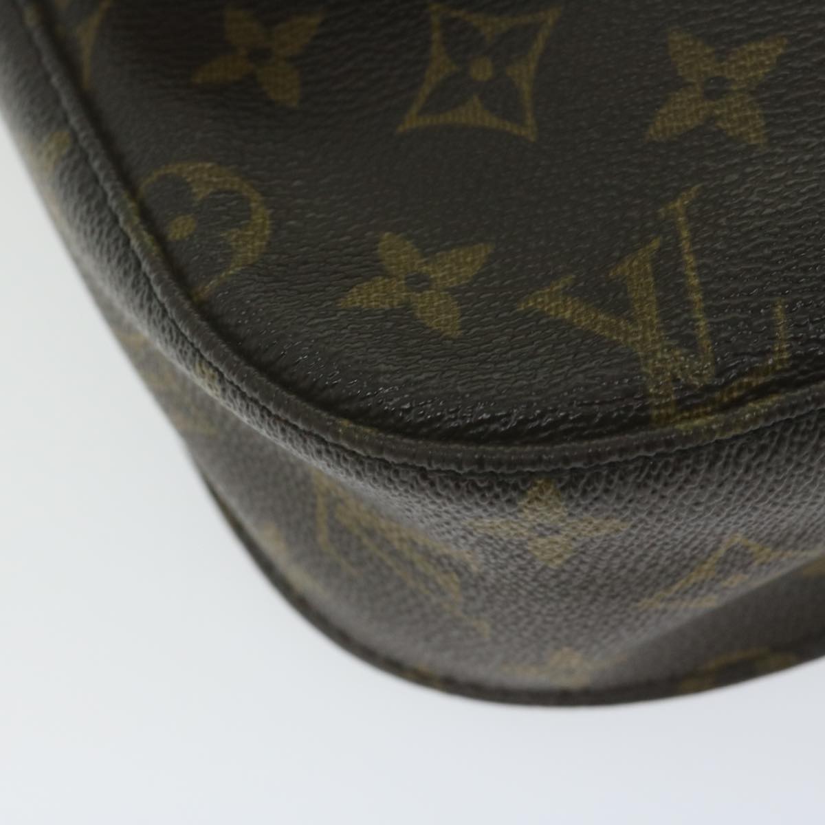 LOUIS VUITTON Monogram Saint Cloud GM Shoulder Bag M51242 LV Auth 61864