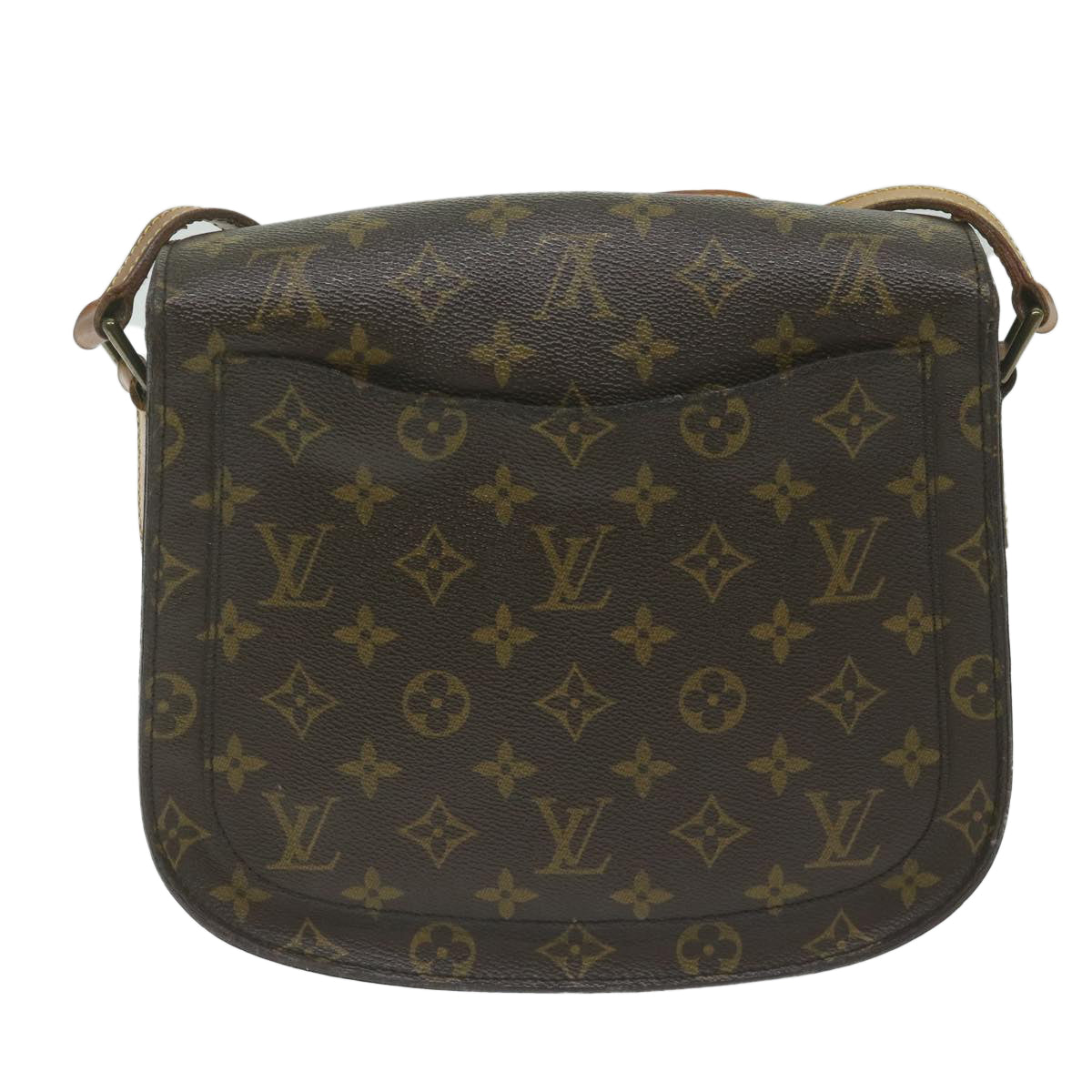 LOUIS VUITTON Monogram Saint Cloud GM Shoulder Bag M51242 LV Auth 61864