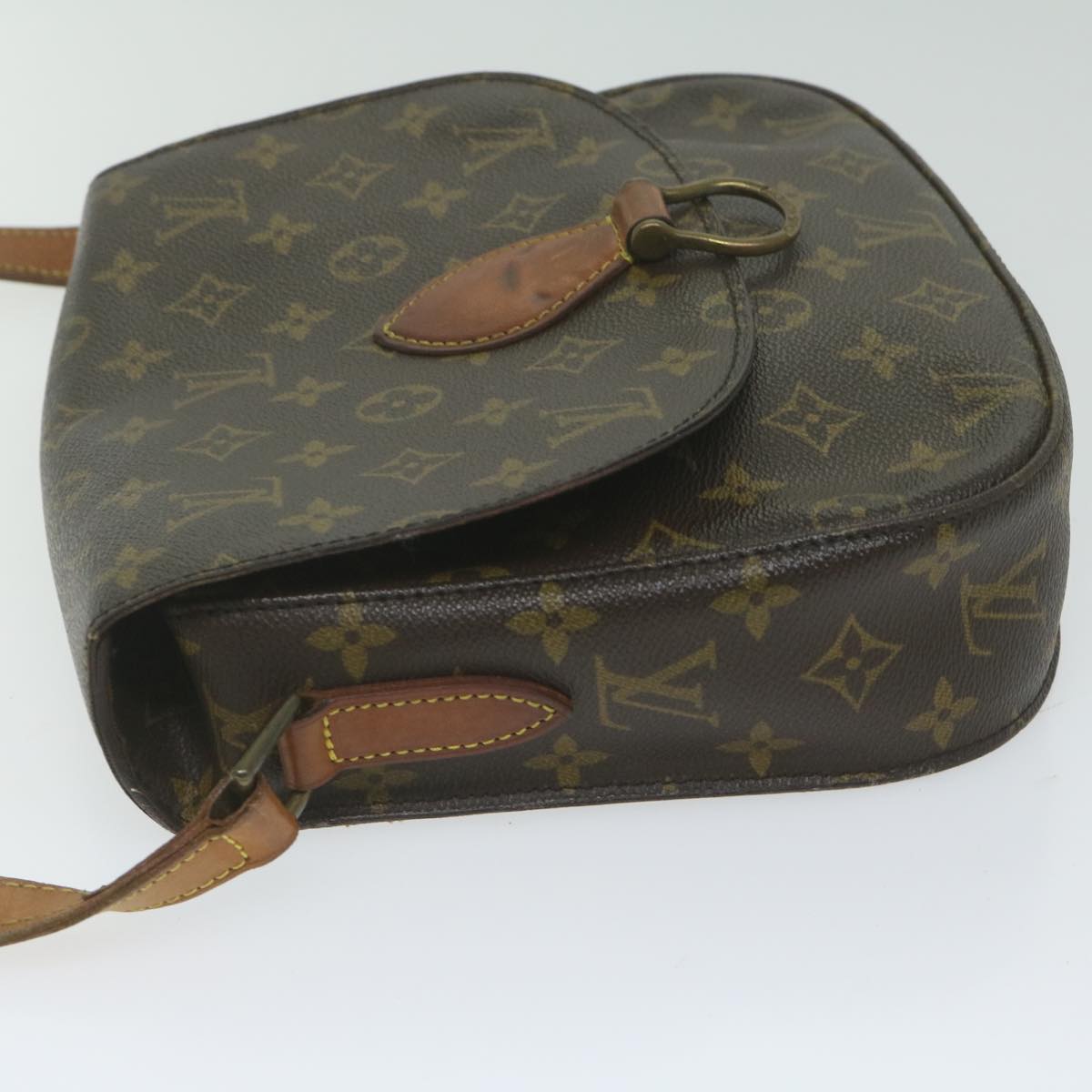 LOUIS VUITTON Monogram Saint Cloud GM Shoulder Bag M51242 LV Auth 61864