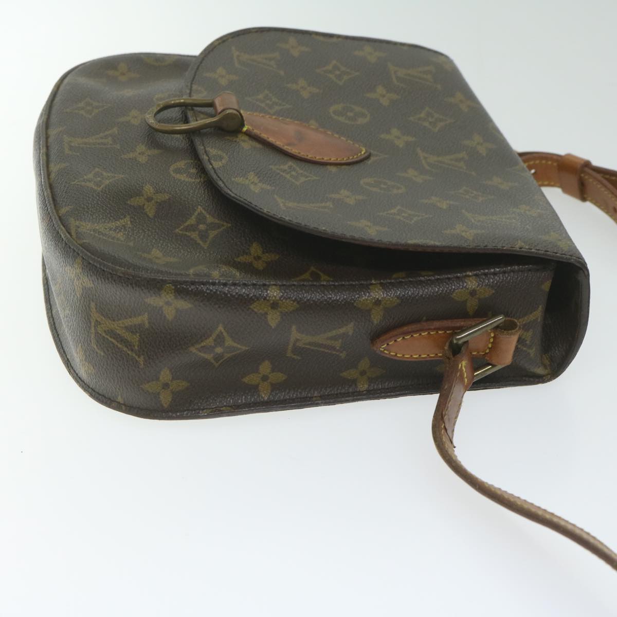 LOUIS VUITTON Monogram Saint Cloud GM Shoulder Bag M51242 LV Auth 61864