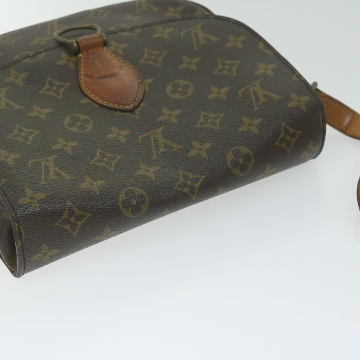 LOUIS VUITTON Monogram Saint Cloud GM Shoulder Bag M51242 LV Auth 61864