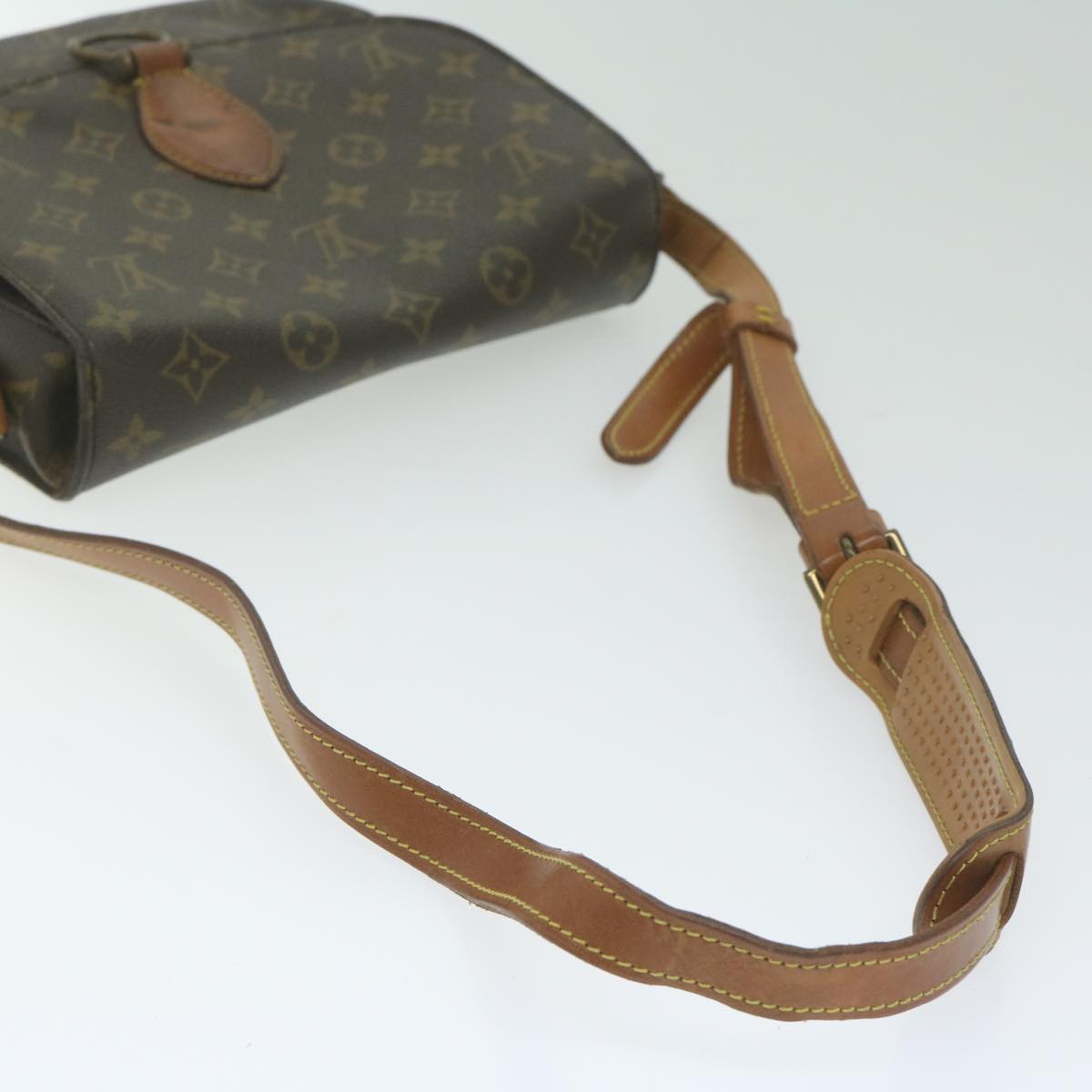 LOUIS VUITTON Monogram Saint Cloud GM Shoulder Bag M51242 LV Auth 61864