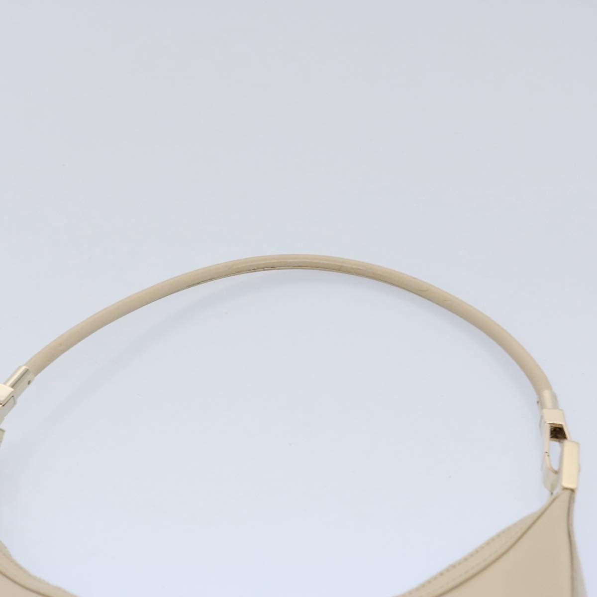 GUCCI Shoulder Bag Leather Outlet Cream 001 3812 Auth 61936