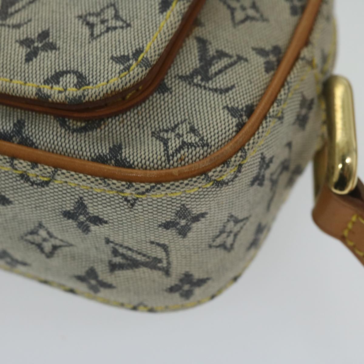 LOUIS VUITTON Monogram Mini Juliet MM Shoulder Bag Blue M92004 LV Auth 61979