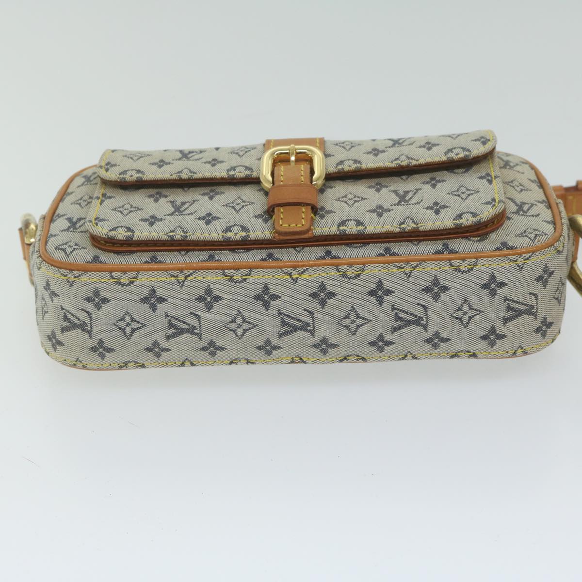 LOUIS VUITTON Monogram Mini Juliet MM Shoulder Bag Blue M92004 LV Auth 61979