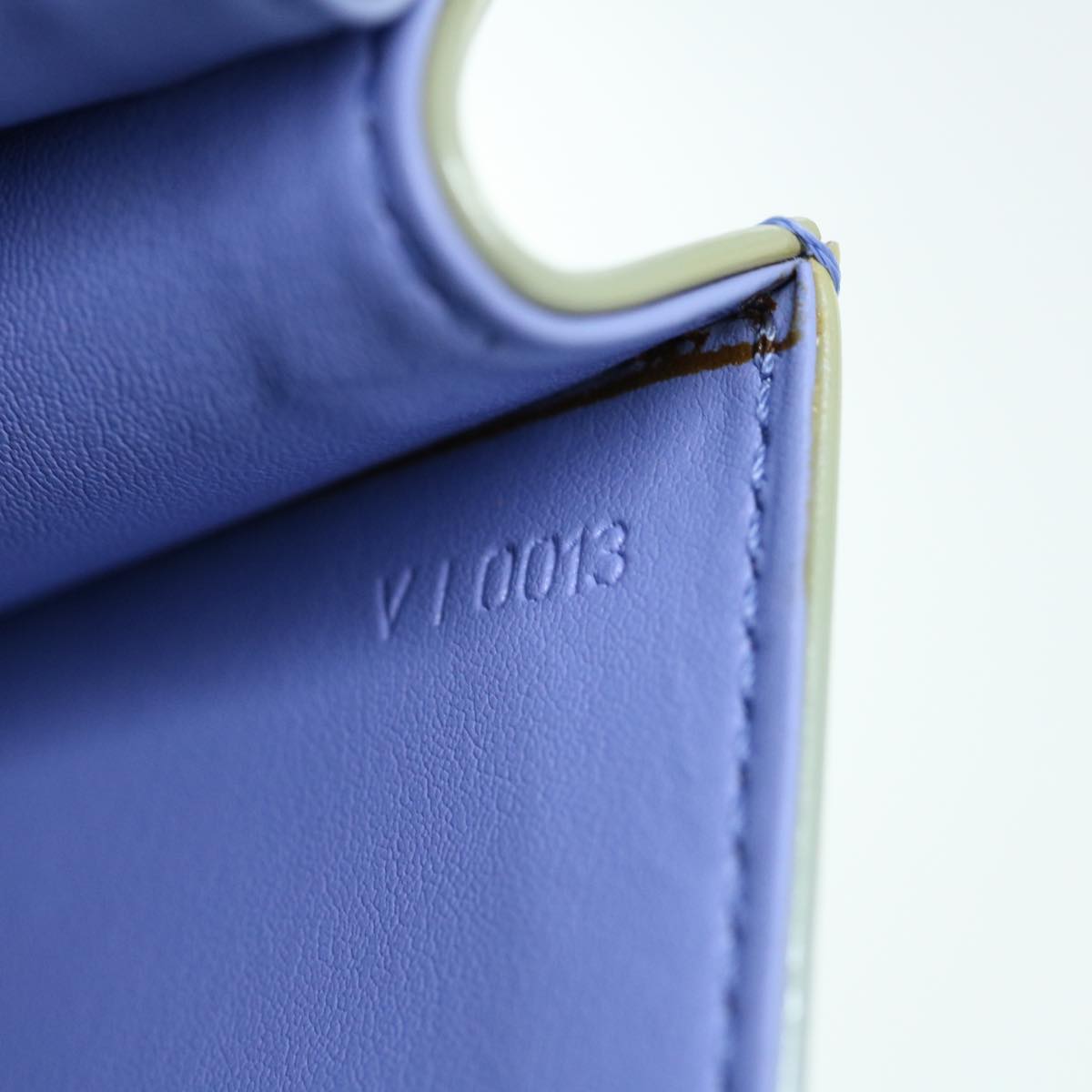 LOUIS VUITTON Monogram Vernis Spring Street Hand Bag Lavande M91216 Auth 61998