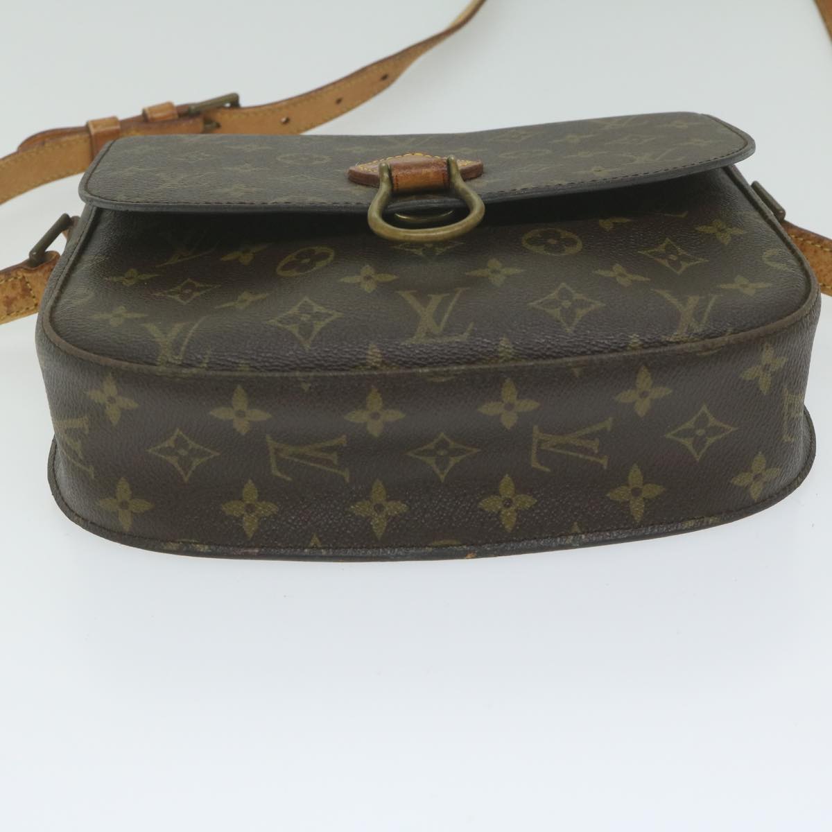 LOUIS VUITTON Monogram Saint Cloud GM Shoulder Bag Vintage M51242 LV Auth 62003