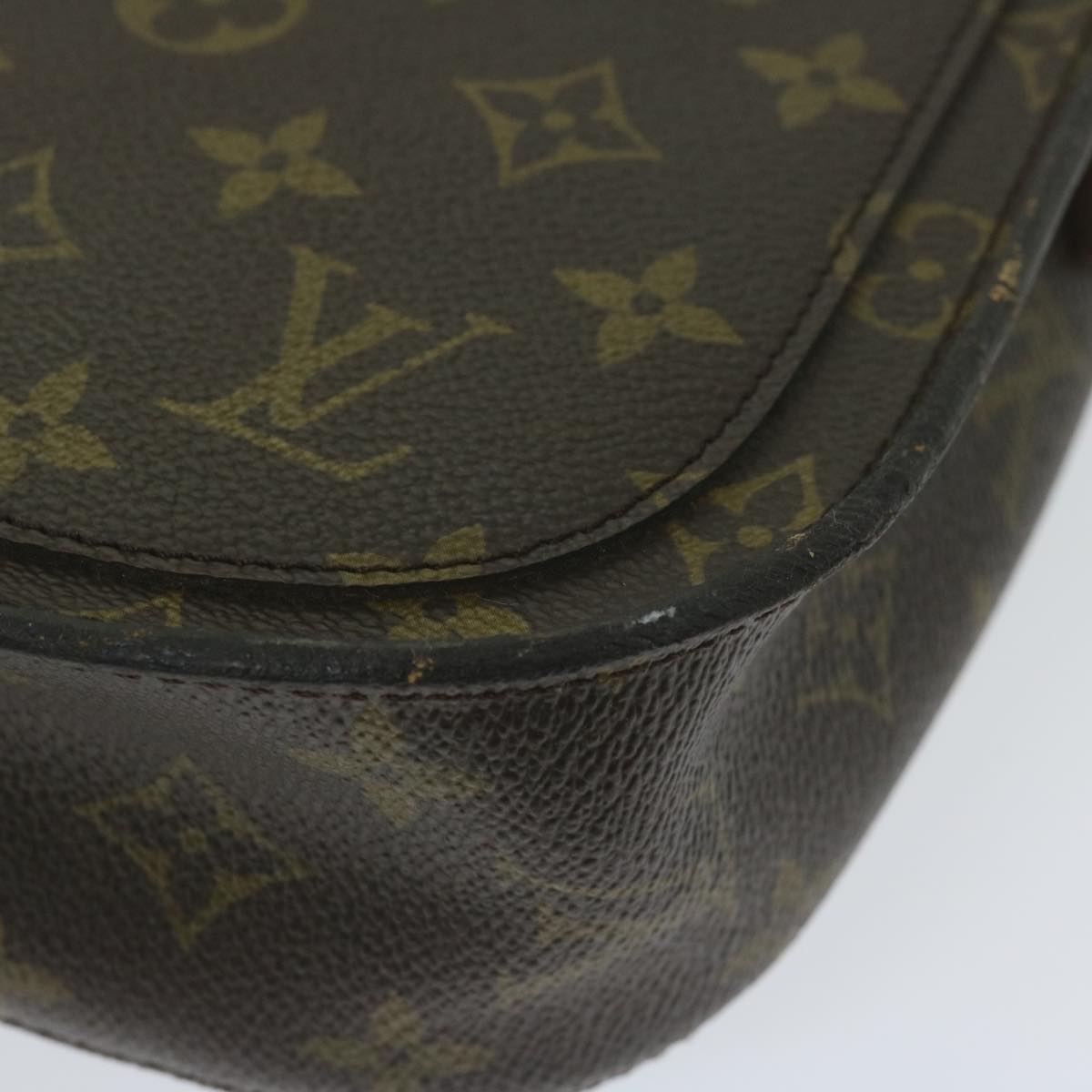 LOUIS VUITTON Monogram Saint Cloud GM Shoulder Bag Vintage M51242 LV Auth 62003