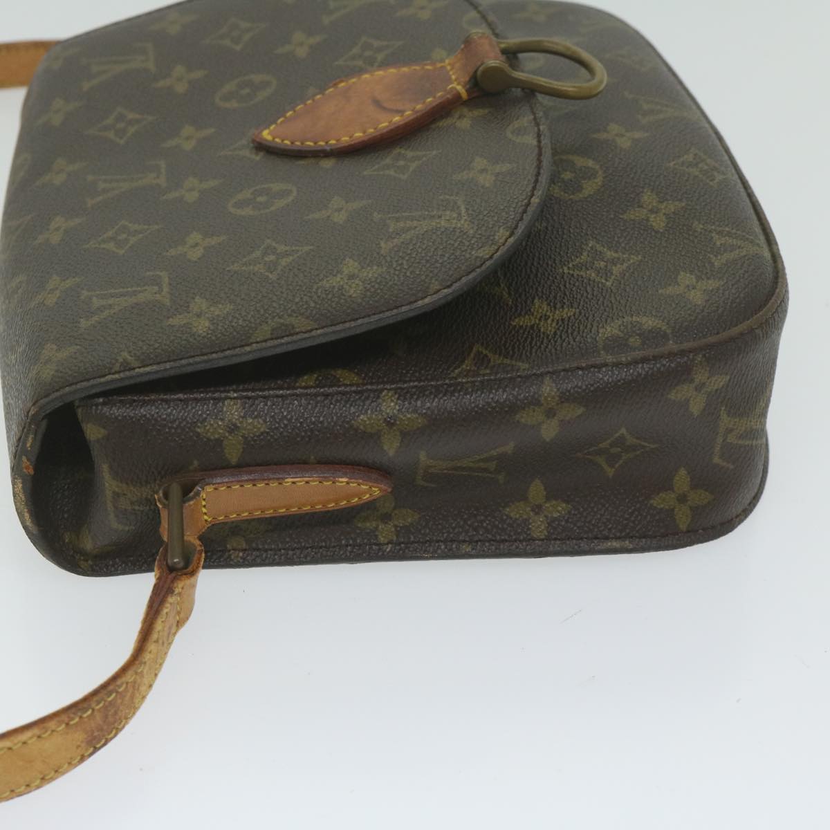 LOUIS VUITTON Monogram Saint Cloud GM Shoulder Bag Vintage M51242 LV Auth 62003