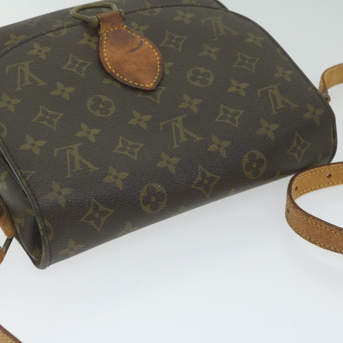 LOUIS VUITTON Monogram Saint Cloud GM Shoulder Bag Vintage M51242 LV Auth 62003