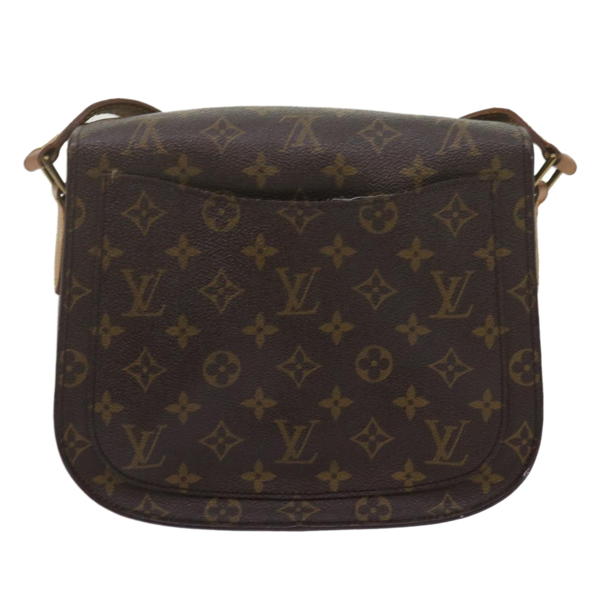 LOUIS VUITTON Monogram Saint Cloud GM Shoulder Bag M51242 LV Auth 62037