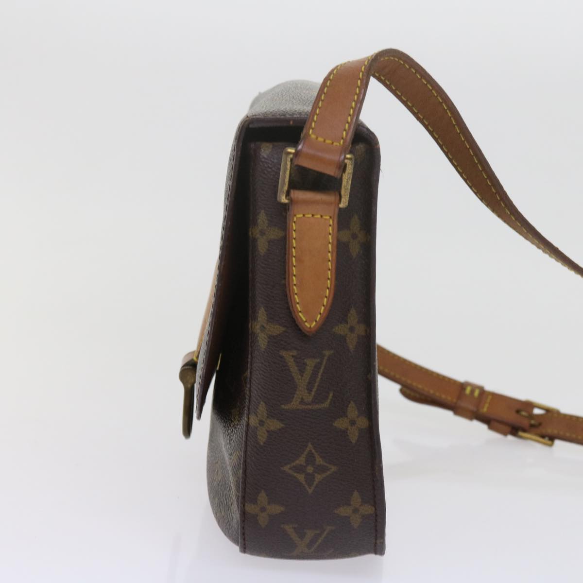 LOUIS VUITTON Monogram Saint Cloud GM Shoulder Bag M51242 LV Auth 62037