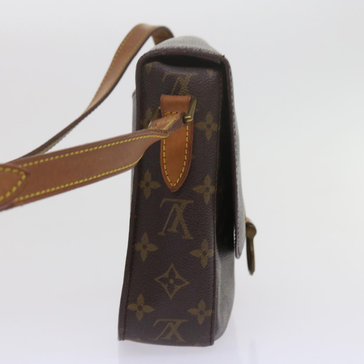 LOUIS VUITTON Monogram Saint Cloud GM Shoulder Bag M51242 LV Auth 62037