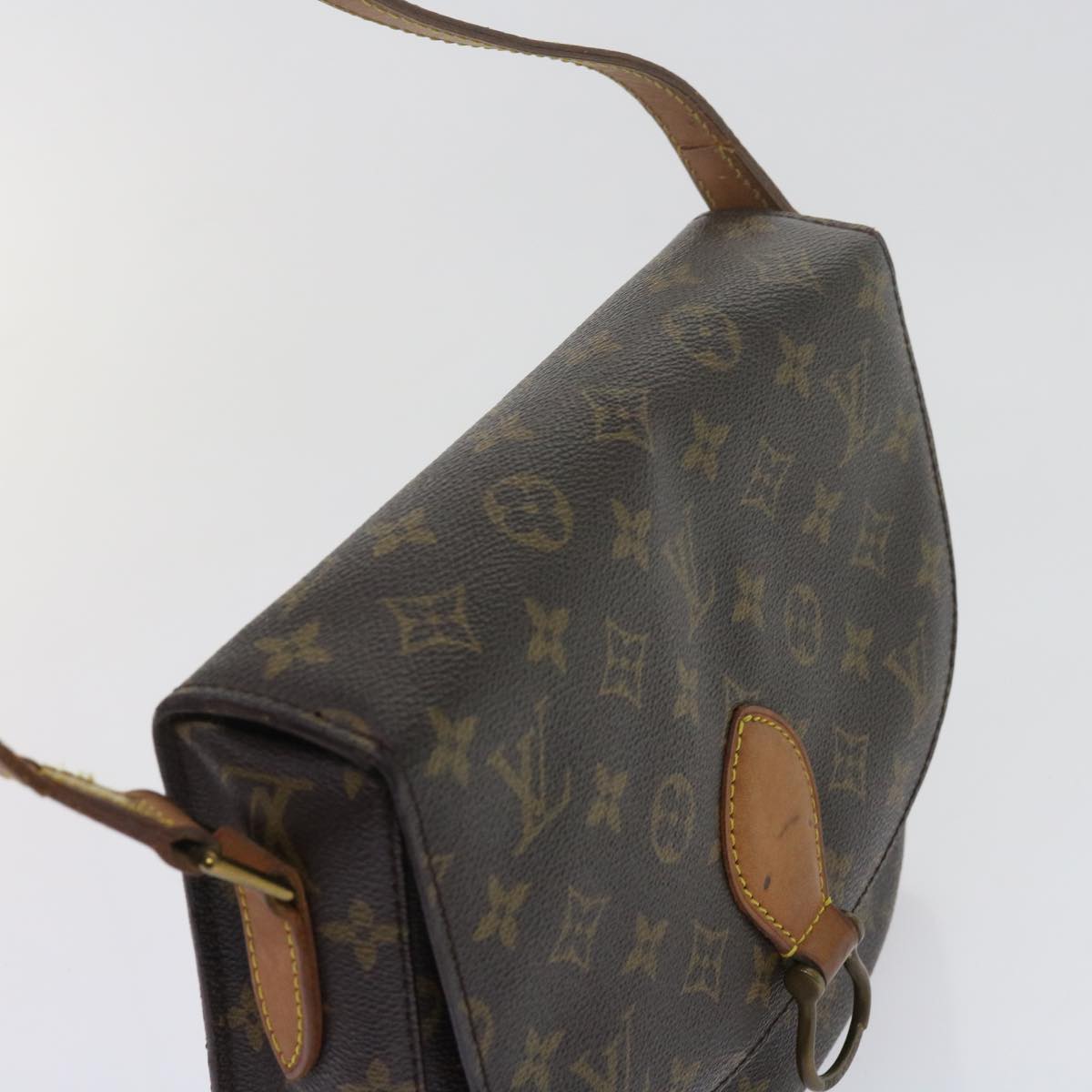 LOUIS VUITTON Monogram Saint Cloud GM Shoulder Bag M51242 LV Auth 62037