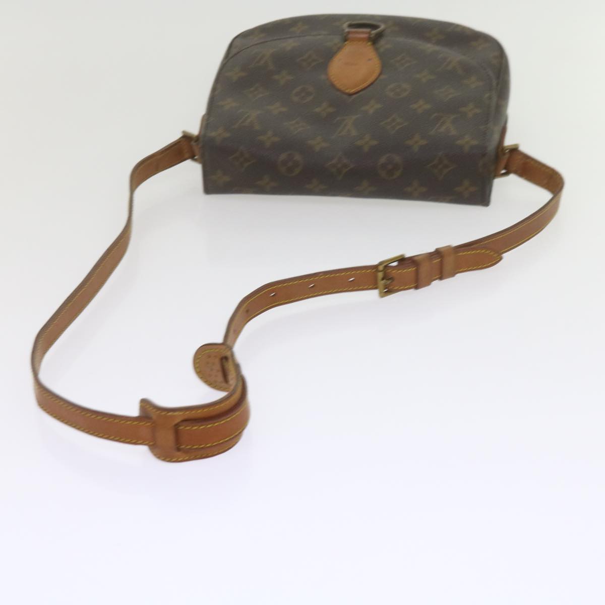 LOUIS VUITTON Monogram Saint Cloud GM Shoulder Bag M51242 LV Auth 62037