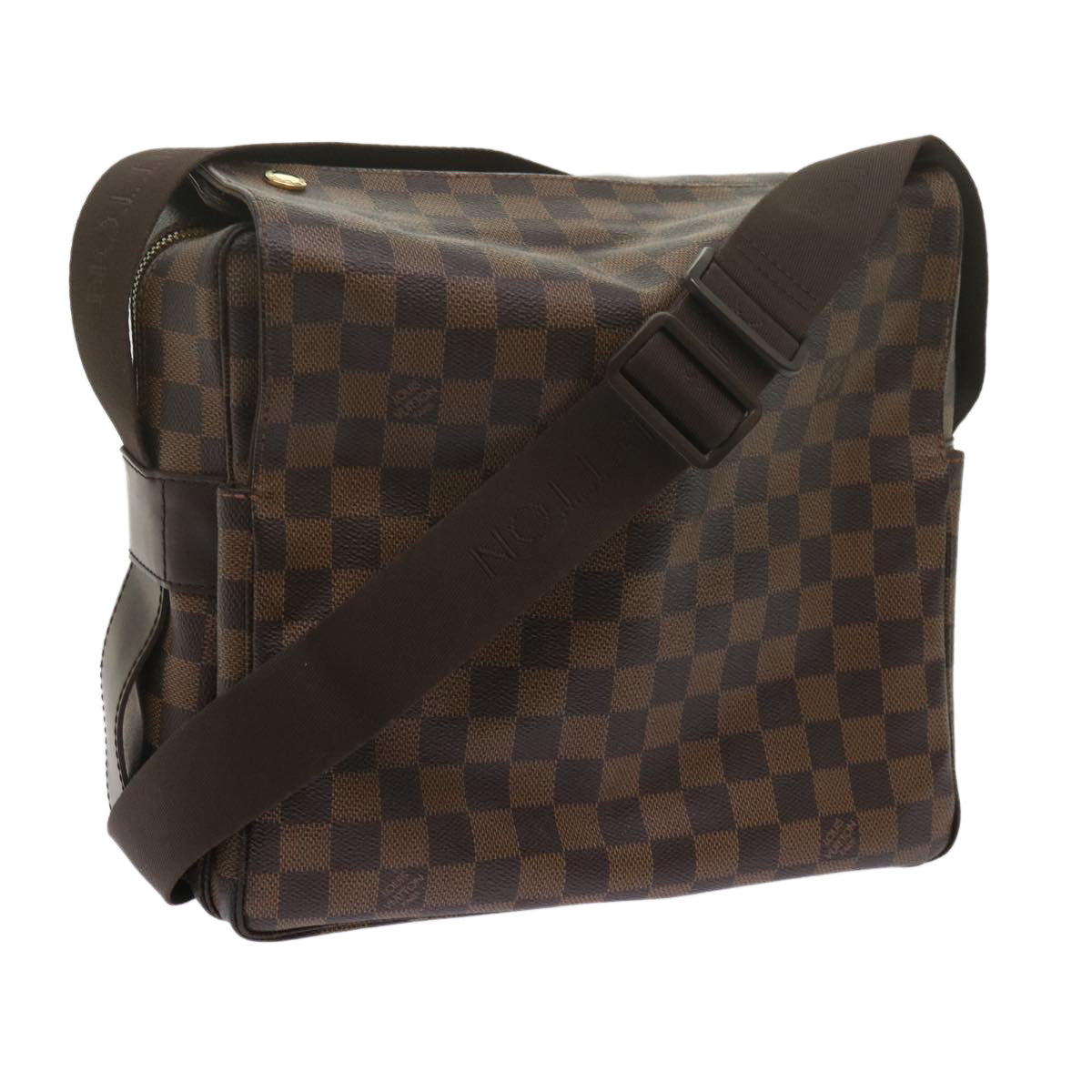 LOUIS VUITTON Damier Ebene Naviglio Shoulder Bag N45255 LV Auth 62052