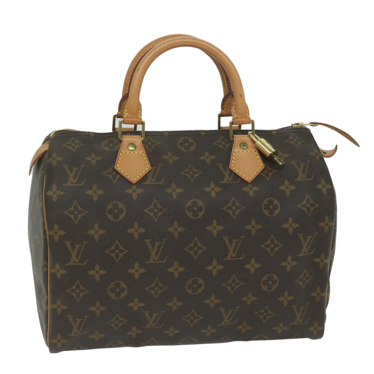 LOUIS VUITTON Monogram Speedy 30 Hand Bag M41526 LV Auth 62053