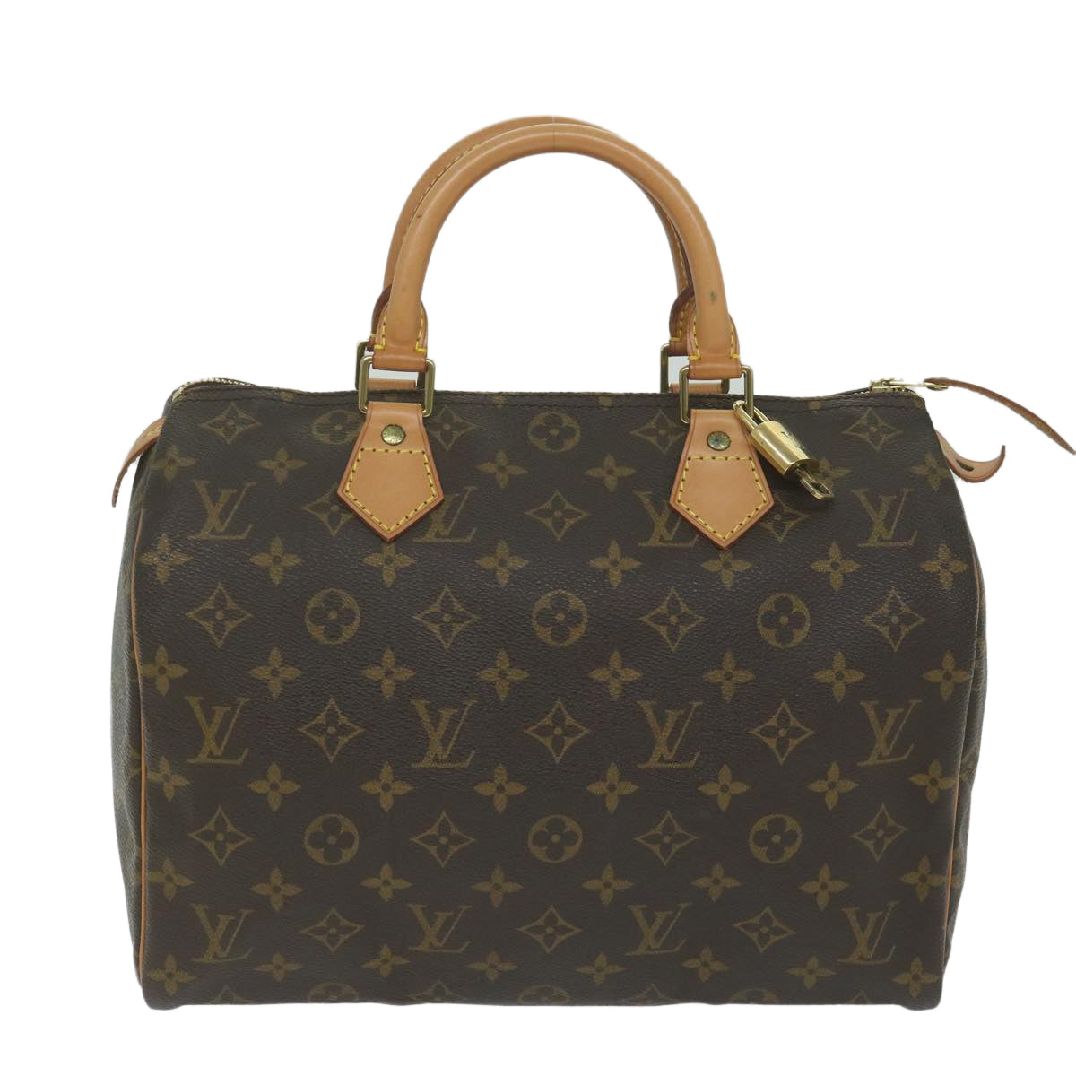 LOUIS VUITTON Monogram Speedy 30 Hand Bag M41526 LV Auth 62053