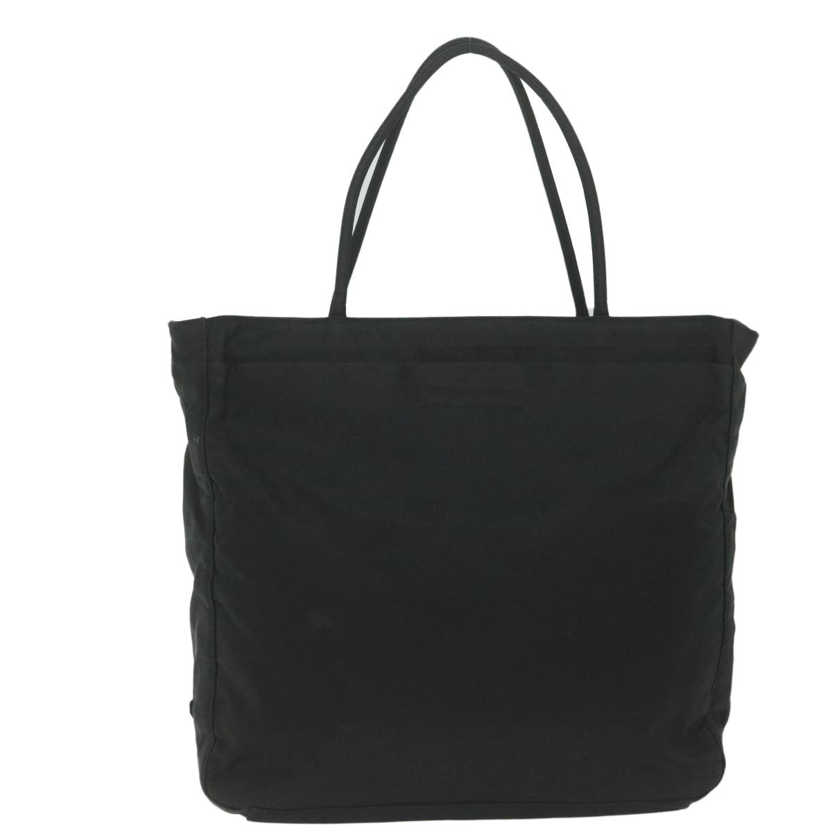 PRADA Hand Bag Nylon Black Auth 62077