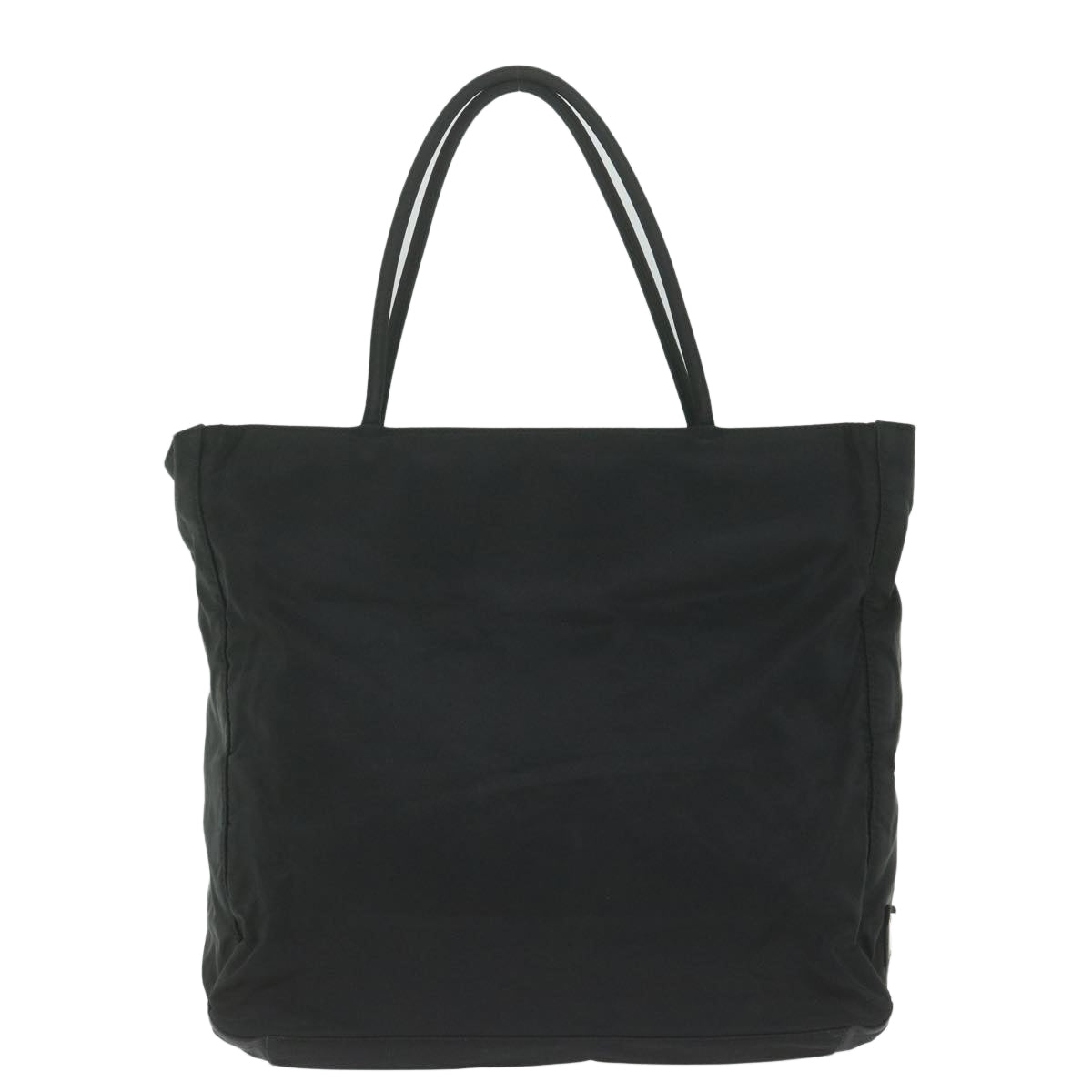 PRADA Hand Bag Nylon Black Auth 62077 - 0
