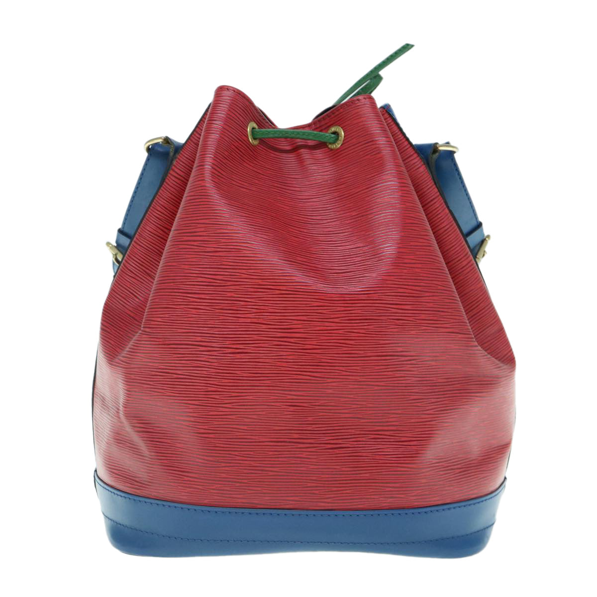 LOUIS VUITTON Epi Trico Color Noe Bag Red Blue Green M44084 LV Auth 62124 - 0