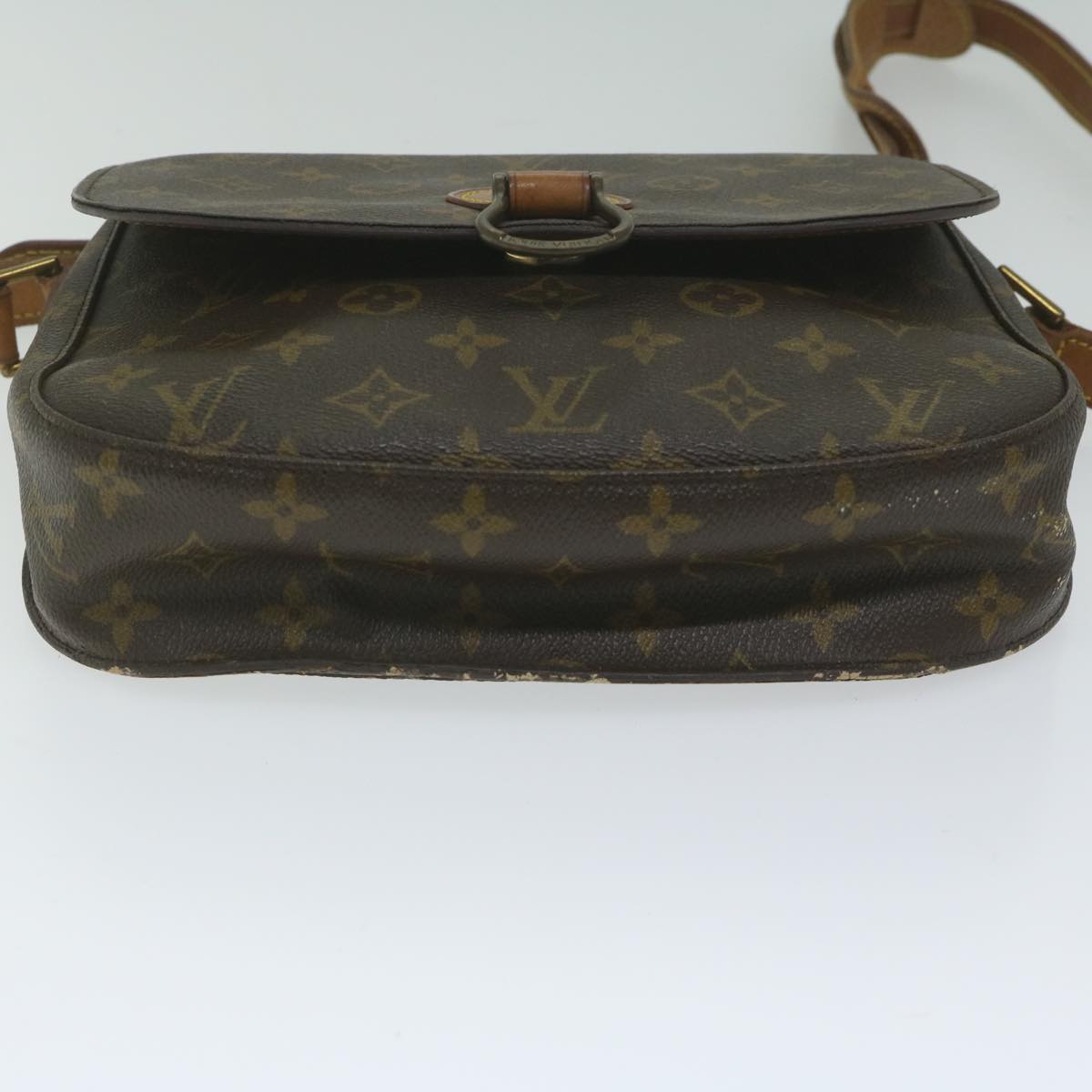 LOUIS VUITTON Monogram Saint Cloud GM Shoulder Bag M51242 LV Auth 62181