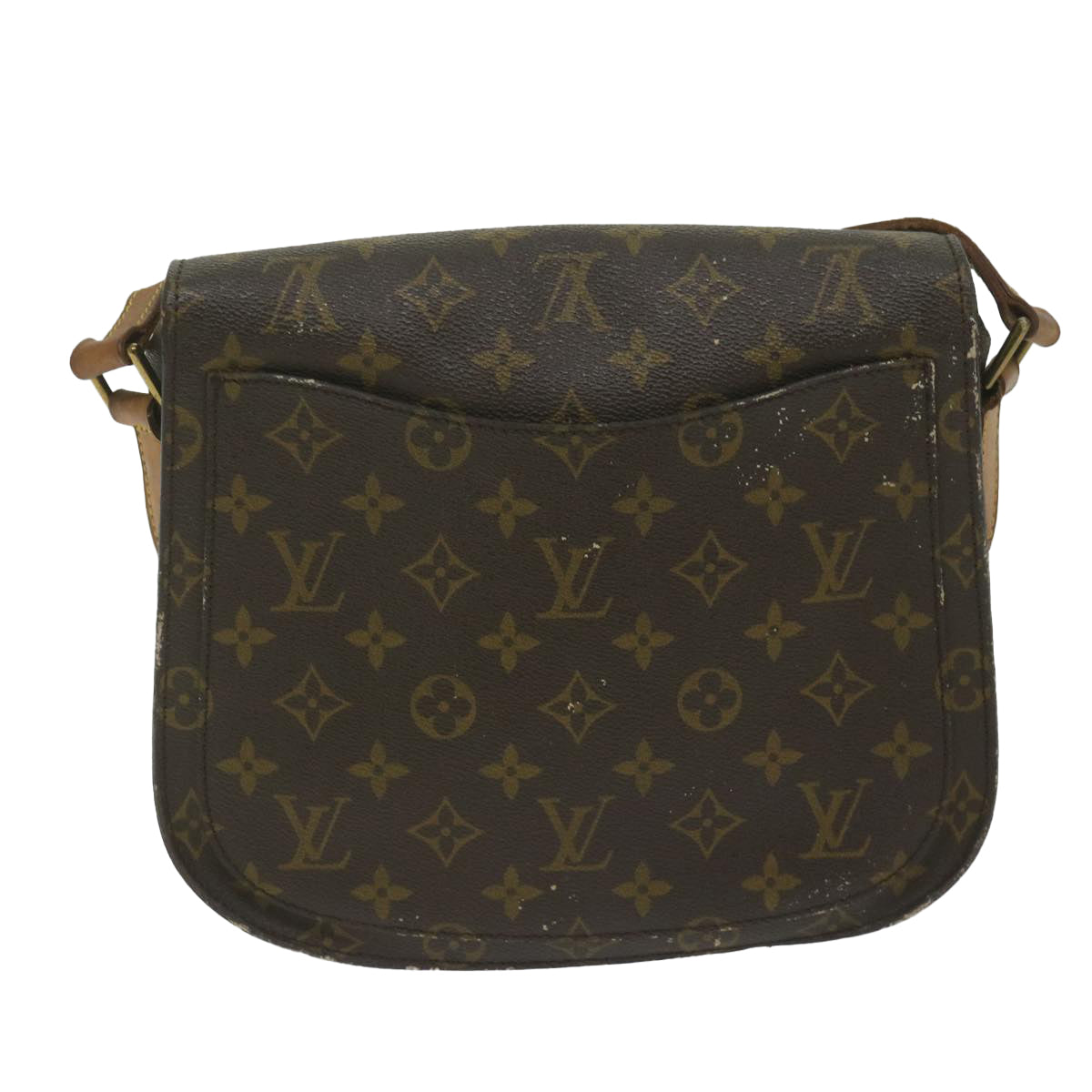 LOUIS VUITTON Monogram Saint Cloud GM Shoulder Bag M51242 LV Auth 62181