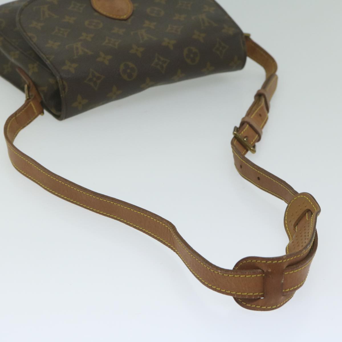 LOUIS VUITTON Monogram Saint Cloud GM Shoulder Bag M51242 LV Auth 62181